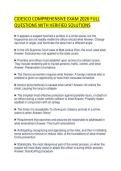 CIDESCO COMPREHENSIVE EXAM 2026 FULL&NewLine;QUESTIONS WITH VERIFIED SOLUTIONS