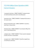 ITLS 9th Edition Exam Questions With Correct Answers&period;