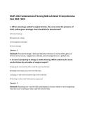 NURS 101L &vert; Fundamentals of Nursing Skills Lab &vert; Bundle PACK 2026 &vert;WCU