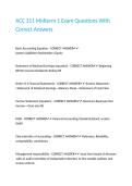 ACC 311 Midterm 1 Exam Questions With Correct Answers