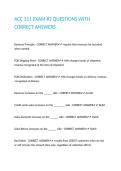 ACC 311 EXAM -2 QUESTIONS WITH CORRECT ANSWERS&period;