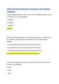 STRTP Practice test DAY 4 Questions and Verified Solutions