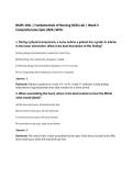 NURS 101L &vert; Fundamentals of Nursing Skills Lab &vert; Week 5&NewLine;Comprehensive Quiz 2026 &vert;WCU