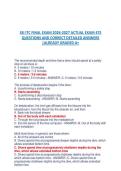 SSI ITC FINAL EXAM 2026-2027 ACTUAL EXAM 475 &NewLine;QUESTIONS AND CORRECT DETAILED ANSWERS &NewLine;&vert;ALREADY GRADED A&plus;