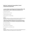 NURS 101L &vert; Fundamentals of Nursing Skills Lab &vert; Weeks 1-14 Bundle PACK 2026 &vert;WCU