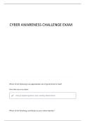 CYBER AWARENESS CHALLENGE EXAM ALREADY PASSED&vert; GUARANTEED SUCCESS