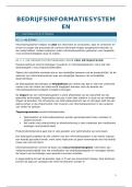 samenvatting  Bedrijfsinformatiesystemen theorie