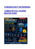 CYBERSECURITY NETWORKING COMPLETE FULL COURSE MASTER GUIDE&period;pdf