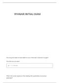 RYANAIR INITIAL EXAM PREP &lpar;AERO-MEDICAL ASPECTS AND FIRST AID&rpar; QUESTIONS AND ANSWERS-GRADED A&plus;