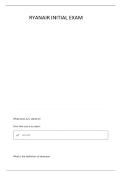 RYANAIR INITIAL EXAM 