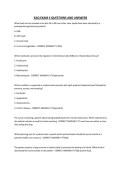 EAQ EXAM 4 QUESTIONS AND ANSWERS