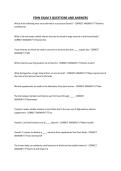 FSHN EXAM 3 QUESTIONS AND ANSWERS