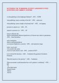 KETTERING TMC WORKBOOK &lpar;PATIENT ASSESSMENT&rpar; WITH &NewLine;QUESTIONS AND CORRECT ANSWERS
