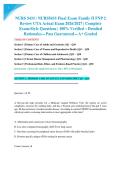 NURS 5433 &sol; NURS5433 Final Exam Family II FNP 2 Review UTA Actual Exam 2026&sol;2027 &vert; Complete Exam-Style Questions &vert; 100&percnt; Verified &ndash; Detailed Rationales &ndash; Pass Guaranteed &ndash; A&plus; Graded&NewLine;&NewLine;