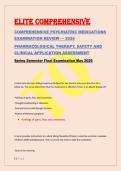 ELITE COMPREHENSIVE &NewLine;COMPREHENSIVE PSYCHIATRIC MEDICATIONS &NewLine;EXAMINATION REVIEW &mdash; 2026 &NewLine;PHARMACOLOGICAL THERAPY&comma; SAFETY AND &NewLine;CLINICAL APPLICATION ASSESSMENT