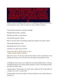 TEACHING READING&colon; ELEMENTARY&NewLine;&lpar;5205&rpar; LATEST 2026&sol;2027 ACTUAL&NewLine;EXAM QUESTIONS WITH CORRECT&NewLine;ANSWERS 100&percnt; VERIFIED GRADED&NewLine;A&plus;