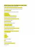 NR 601 Primary Care of the Maturing & Aged Family