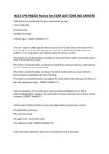 NACE 1 PN-RN 2026 Practice Test EXAM QUESTIONS AND ANSWERS