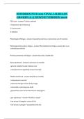 NUR 205 &ndash; Hondros College &ndash; Final Exam Practice Questions and Answers &lpar;Study Guide&rpar;