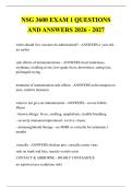 NSG 3600 EXAM 1 QUESTIONS &NewLine;AND ANSWERS 2026 - 2027