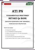 ATI PN Fundamentals Retake Qs Bank &vert; Verified Practice Questions