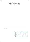 CLFP EXAM - FINANCIAL AND TAX ACCOUNTING FOR LEASES QUESTIONS & ANSWERS