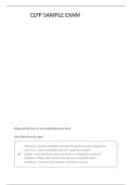 CLFP EXAM - CREDIT QUESTIONS & ANSWERS