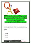 AHIMA CCA Practice Exam 1 Questions and Answers 2026 &vert; 250&plus; Verified Practice Questions &vert; ICD-10-CM&comma; ICD-10-PCS&comma; CPT Coding&comma; HIPAA & Revenue Cycle Management &vert; Certified Coding Associate &lpar;CCA&rpar; Exam