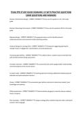 TEXAS PPR STUDY GUIDE DOMAINS I-IV WITH PRACTICE QUESTIONS EXAM QUESTIONS AND