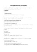 TMC EXAM A QUESTIONS AND ANSWERS