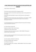 US RAC REVIEW QUESTIONS RAPS MODULES EXAM QUESTIONS AND ANSWERS