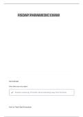 PARAMEDIC TRAUMA FISDAP EXAM 