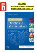 test bank of TEXTBOOK OF DIAGNOSTIC MICROBIOLOGY 7TH EDITION BY MAHON CHAPTERS 1 - 41&period;