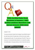 PDGA Certified Rules Exam Questions and Answers 2026 &vert; 25 Verified Rules Scenarios &vert; Out-of-Bounds&comma; Hazards&comma; Mandatory Routes & Tournament Regulations &vert; PDGA Disc Golf Rules Certification Exam