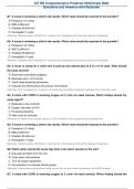 ATI RN Comprehensive Predictor NGN Exam 2026 Questions and Answers with Rationale