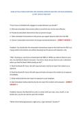 QABA ACTUAL EXAM QUESTIONS AND ANSWERS &lpar;VERIFIED AND WELL DETAILED ANSWERS&rpar; LATEST UPDATE 2026-2027