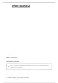 CDW110V CABOODLE DATA MODEL FUNDAMENTALS QUESTIONS WITH DETAILED VERIFIED ANSWERS ALREADY GRADED A&plus;