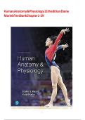 Human Anatomy & Physiology &lpar;11th Edition&rpar; &ndash; Elaine N&period; Marieb & Katja Hoehn &ndash; Full Test Bank with Answers by Chapter&NewLine;