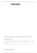 ICDVP EXAM QUESTIONS WITH CORRECT SOLUTIONS &lpar;100&percnt; CORRECT ANSWERS&rpar; &vert;&vert;ALREADY GRADED A&plus;&vert;&vert;
