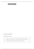 ICDVP STUDY GUIDE UPDATED 2025&sol;2026&vert;&vert;100&percnt; GUARANTEED PASS