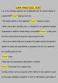 CAM Practice Test Questions & Answers &vert; Advanced Certified Apartment Manager Exam Prep &vert; Comprehensive Study Guide &vert; Verified A&plus;