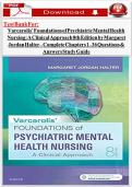 Test Bank for Varcarolis&rsquo; Foundations of Psychiatric Mental Health Nursing&colon; A Clinical Approach 8th Edition by Margaret Jordan Halter &ndash; Complete Chapters 1&ndash;36 Questions & Answers Guide