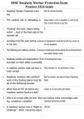 BNSF Roadway Worker Protection Exam&NewLine;Practice 2026 Guide