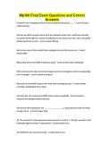 Mp100 Final Exam Questions and Correct Answers