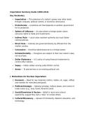 Imperialism Summary Guide &lpar;1800-1914&rpar;