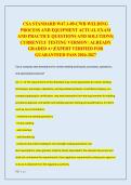 CSA STANDARD W47&period;1-09-CWB WELDING &NewLine;PROCESS AND EQUIPMENT ACTUAL EXAM &NewLine;AND PRACTICE QUESTIONS AND SOLUTIONS&vert; &NewLine;CURRENTLY TESTING VERSION &vert; ALREADY &NewLine;GRADED A&plus;&vert;EXPERT VERIFIED FOR &NewLine;GUARANTEED PASS 2026-2027 
