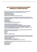 ACCT 215 FINAL EXAM QUESTIONS AND CORRECT ANSWERS 100&percnt; VERIFIED 2026-2027&excl;&excl;