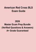 American Red Cross BLS &ndash; Basic Life Support Study Guide & Certification Prep 2026