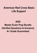 American Red Cross Basic Life Support &lpar;BLS&rpar; &ndash; Study Guide & Certification Prep 2026