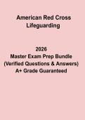 American Red Cross Lifeguarding &ndash; Study Guide & Certification Prep 2026